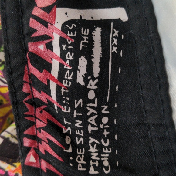 Lost Enterprises Pinky Taylor Board Shorts Graphic Design Swim Trunks Size 30 - Picture 11 of 11